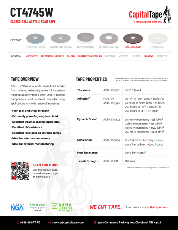 Download the CT4745W data sheet